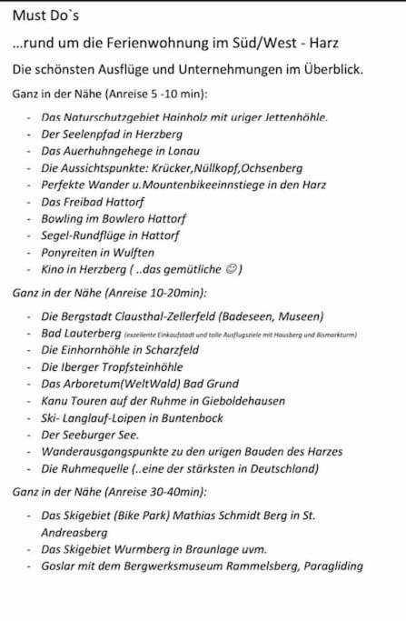 Ferienwohnung Sued - West Harz Mit Sauna E-Bikes Vorhanden! Horden am Harz Exterior foto